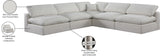 Comfy Modular Sectional - Luxurious Linen Fabric with Overstuffed Cushions for Ultimate Comfort and Style