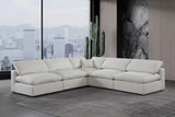Comfy Modular Sectional - Luxurious Linen Fabric with Overstuffed Cushions for Ultimate Comfort and Style