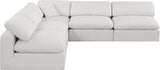 Comfy Modular Sectional - Luxurious Linen Fabric with Overstuffed Cushions for Ultimate Comfort and Style