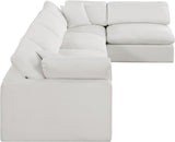Comfy Modular Sectional Sofa in Rich Beige with Overstuffed Cushions for Ultimate Comfort & Style