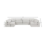 Comfy Modular Sectional - Versatile Contemporary Design with Plush Down Feather Cushions for Comfort