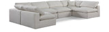 Comfy Modular Sectional - Versatile Contemporary Design with Plush Down Feather Cushions for Comfort