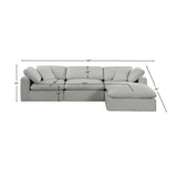 Comfy Modular Sectional Sofa with Plush Down Feather Cushions for Ultimate Comfort and Style