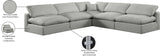 Comfy Modular Sectional - Luxurious Linen Fabric with Overstuffed Cushions for Ultimate Comfort and Style