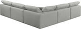 Comfy Modular Sectional - Luxurious Linen Fabric with Overstuffed Cushions for Ultimate Comfort and Style