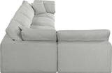 Comfy Modular Sectional Sofa in Rich Beige with Overstuffed Cushions for Ultimate Comfort & Style