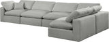 Comfy Modular Sectional Sofa in Rich Beige with Overstuffed Cushions for Ultimate Comfort & Style