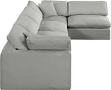 Comfy Modular Sectional Sofa in Rich Beige with Overstuffed Cushions for Ultimate Comfort & Style