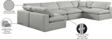 Comfy Modular Sectional - Versatile Contemporary Design with Plush Down Feather Cushions for Comfort