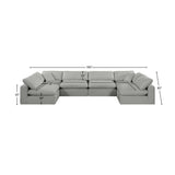 Comfy Modular Sectional - Versatile Contemporary Design with Plush Down Feather Cushions for Comfort