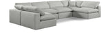 Comfy Modular Sectional - Versatile Contemporary Design with Plush Down Feather Cushions for Comfort