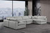 Comfy Modular Sectional - Versatile Contemporary Design with Plush Down Feather Cushions for Comfort