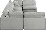 Comfy Modular Sectional - Versatile Contemporary Design with Plush Down Feather Cushions for Comfort