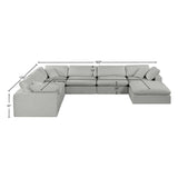 Comfy Modular Sectional Sofa - Luxurious Overstuffed Cushions & Versatile Design for Ultimate Comfort
