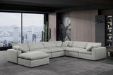 Comfy Modular Sectional Sofa - Luxurious Overstuffed Cushions & Versatile Design for Ultimate Comfort