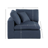 Comfy Modular Sectional Corner Chair - Luxurious Overstuffed Cushions for Ultimate Comfort and Style