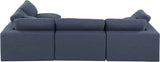 Comfy Modular Sectional Sofa - Versatile Linen Textured Design with Overstuffed Down Feather Cushions