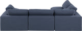 Comfy Modular Sectional Sofa - Versatile Linen Textured Design with Overstuffed Down Feather Cushions