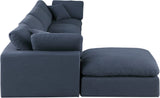 Comfy Modular Sectional Sofa in Durable Linen Fabric - Overstuffed Cushions for Ultimate Comfort