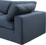 Comfy Modular Sectional Sofa in Durable Linen Fabric - Overstuffed Cushions for Ultimate Comfort