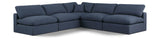 Comfy Modular Sectional - Luxurious Linen Fabric with Overstuffed Cushions for Ultimate Comfort and Style