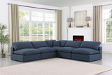 Comfy Modular Sectional - Luxurious Linen Fabric with Overstuffed Cushions for Ultimate Comfort and Style