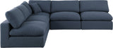 Comfy Modular Sectional - Luxurious Linen Fabric with Overstuffed Cushions for Ultimate Comfort and Style