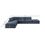 Comfy Modular Sectional Sofa - Stylish and Versatile Seating with Overstuffed Cushions for Comfort