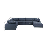 Comfy Modular Sectional Sofa - Luxurious Overstuffed Cushions & Versatile Design for Ultimate Comfort