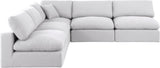 Comfy Modular Sectional - Luxurious Linen Fabric with Overstuffed Cushions for Ultimate Comfort and Style