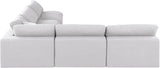 Comfy Modular Sectional - Luxurious Linen Fabric with Overstuffed Cushions for Ultimate Comfort and Style