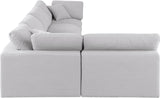 Comfy Modular Sectional Sofa in Rich Beige with Overstuffed Cushions for Ultimate Comfort & Style