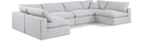 Comfy Modular Sectional - Versatile Contemporary Design with Plush Down Feather Cushions for Comfort