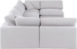Comfy Modular Sectional - Versatile Contemporary Design with Plush Down Feather Cushions for Comfort