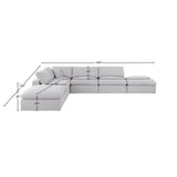 Comfy Modular Sectional Sofa - Stylish and Versatile Seating with Overstuffed Cushions for Comfort