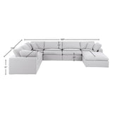 Comfy Modular Sectional Sofa - Luxurious Overstuffed Cushions & Versatile Design for Ultimate Comfort