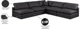 Comfy Modular Sectional - Luxurious Linen Fabric with Overstuffed Cushions for Ultimate Comfort and Style