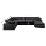 Comfy Modular Sectional Sofa - Luxurious Overstuffed Cushions & Versatile Design for Ultimate Comfort