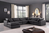 Comfy Modular Sectional Sofa - Luxurious Overstuffed Cushions & Versatile Design for Ultimate Comfort