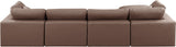 Comfy Modular Sectional Sofa - Luxurious Vegan Leather Design with Overstuffed Cushions for Comfort