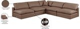 Comfy Modular Sectional - Luxurious Linen Fabric with Overstuffed Cushions for Ultimate Comfort and Style