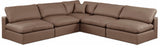 Comfy Modular Sectional - Luxurious Linen Fabric with Overstuffed Cushions for Ultimate Comfort and Style
