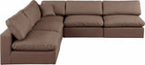 Comfy Modular Sectional - Luxurious Linen Fabric with Overstuffed Cushions for Ultimate Comfort and Style