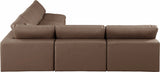 Comfy Modular Sectional - Luxurious Linen Fabric with Overstuffed Cushions for Ultimate Comfort and Style