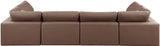 Comfy Modular Sectional - Versatile Contemporary Design with Plush Down Feather Cushions for Comfort