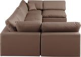 Comfy Modular Sectional - Versatile Contemporary Design with Plush Down Feather Cushions for Comfort
