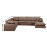 Comfy Modular Sectional Sofa - Luxurious Overstuffed Cushions & Versatile Design for Ultimate Comfort