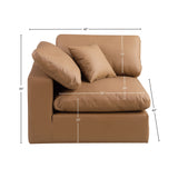 Comfy Modular Sectional Corner Chair - Luxurious Overstuffed Cushions for Ultimate Comfort and Style