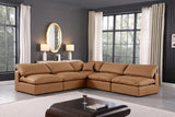 Comfy Modular Sectional - Luxurious Linen Fabric with Overstuffed Cushions for Ultimate Comfort and Style