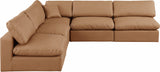 Comfy Modular Sectional - Luxurious Linen Fabric with Overstuffed Cushions for Ultimate Comfort and Style